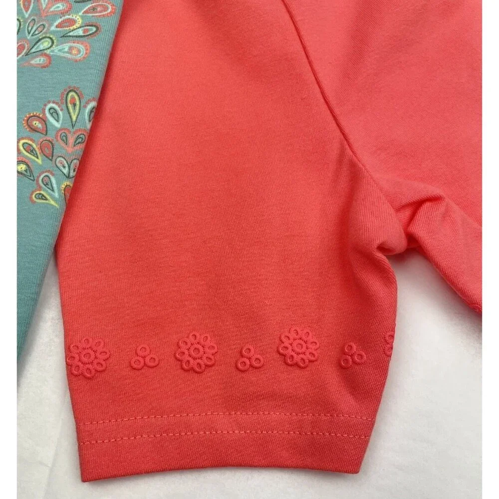 Carter's Baby Girl Shorts & Top 4-pc Set Size 12 Month - Picture 7 of 13